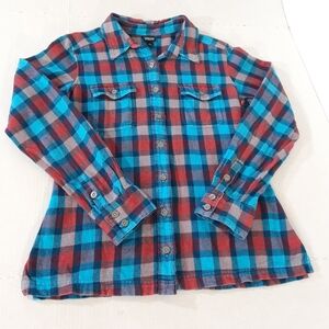 Patagonia Fjord Plaid Organic Cotton Flannel Shirt